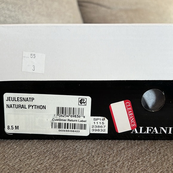 Alfani Snakeskin Heels - Never Worn - Picture 10 of 11